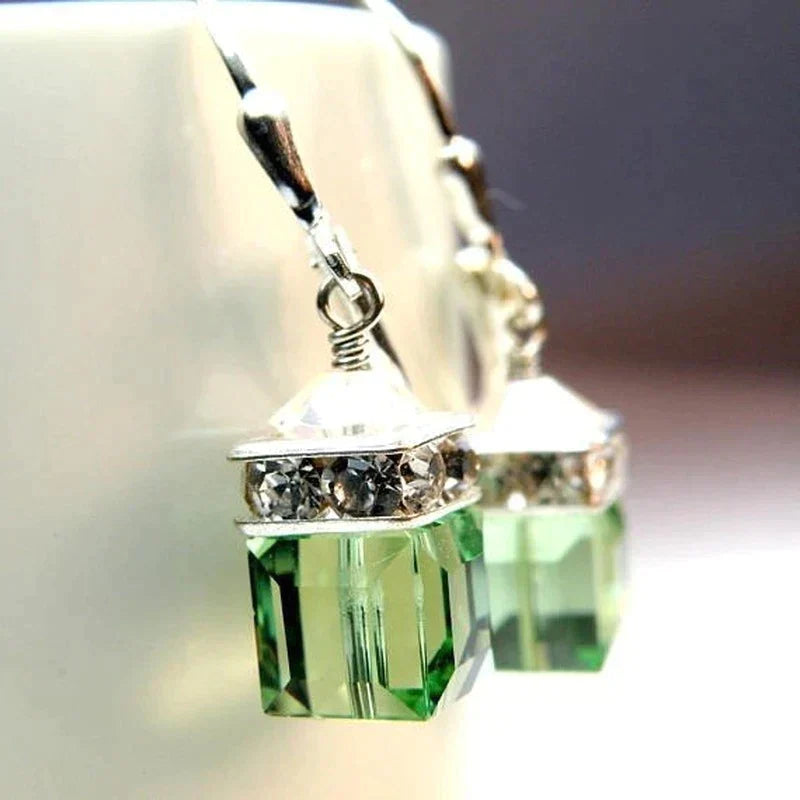 Alluring Green Peridot Earrings | Radiant Dangles for an Enchanting Look!