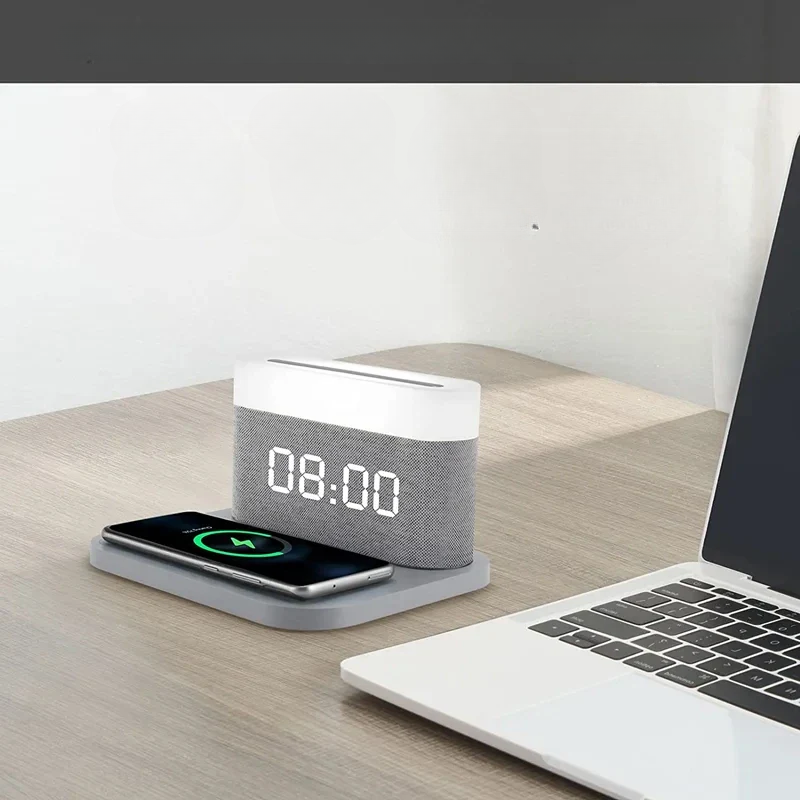 SmartCharge - Multifunctional Charging Station with Alarm and Night Light