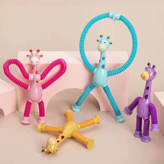 StretchGiraffe – Flexible Suction Cup Toy for Kids