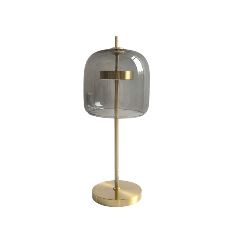 ChicNordik – Luxury Glass Lamp with Gold Base