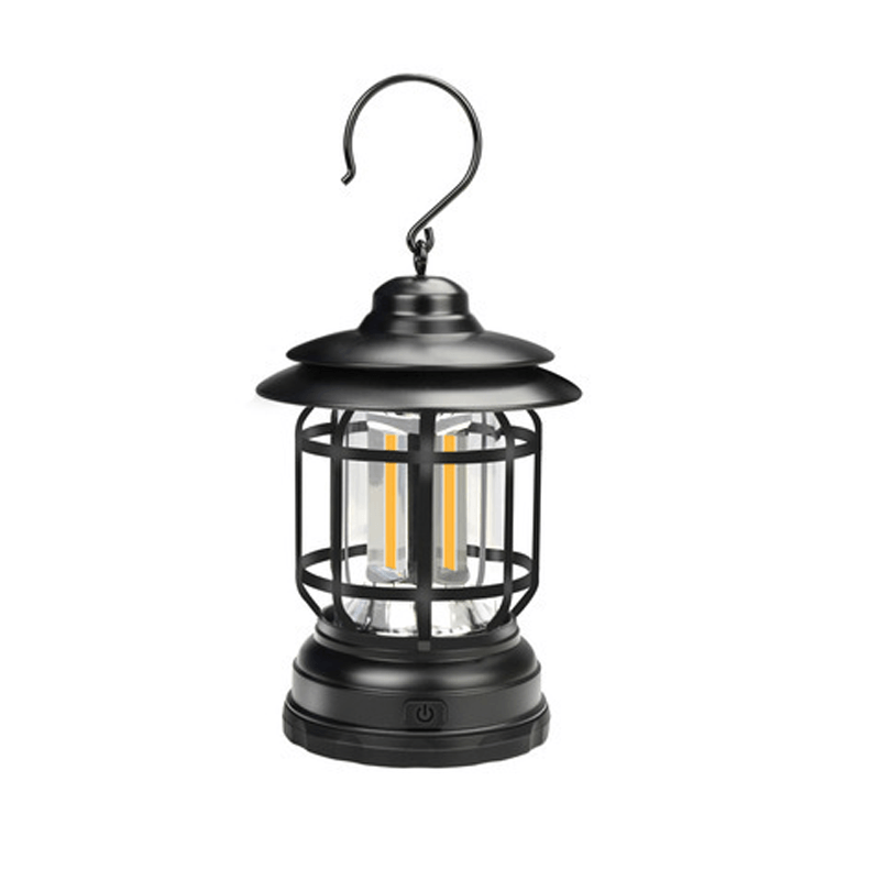 Éclaireur Vintage Garden Lamp - Retro Portable Lantern for Outdoor Adventures
