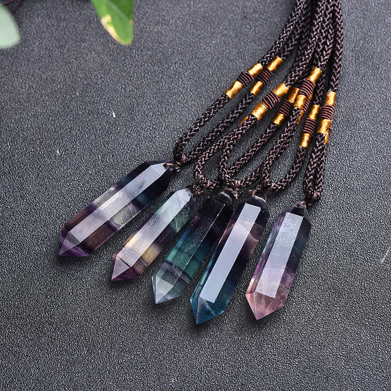 Amethyst Healing Crystal Necklace - Lyra Collection