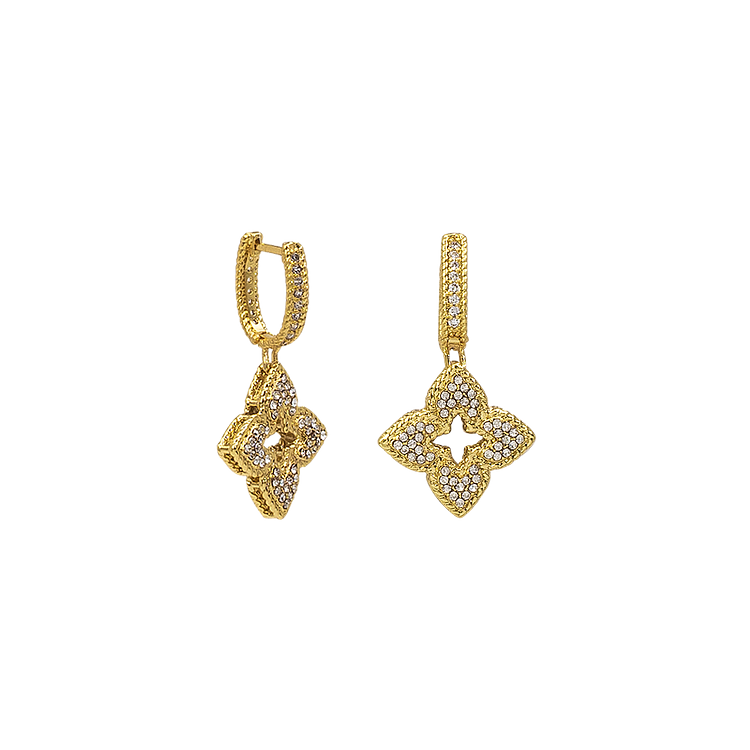 Radiant Bloom Earrings - Florabelle Elegance