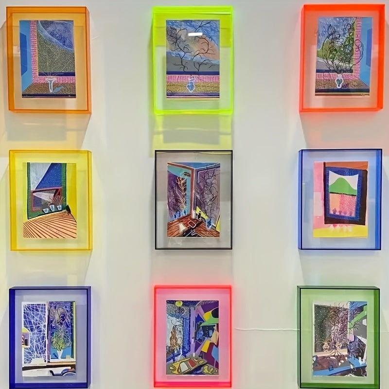 VividFrame – Colorful Transparent Photo Frame for Wall and Table