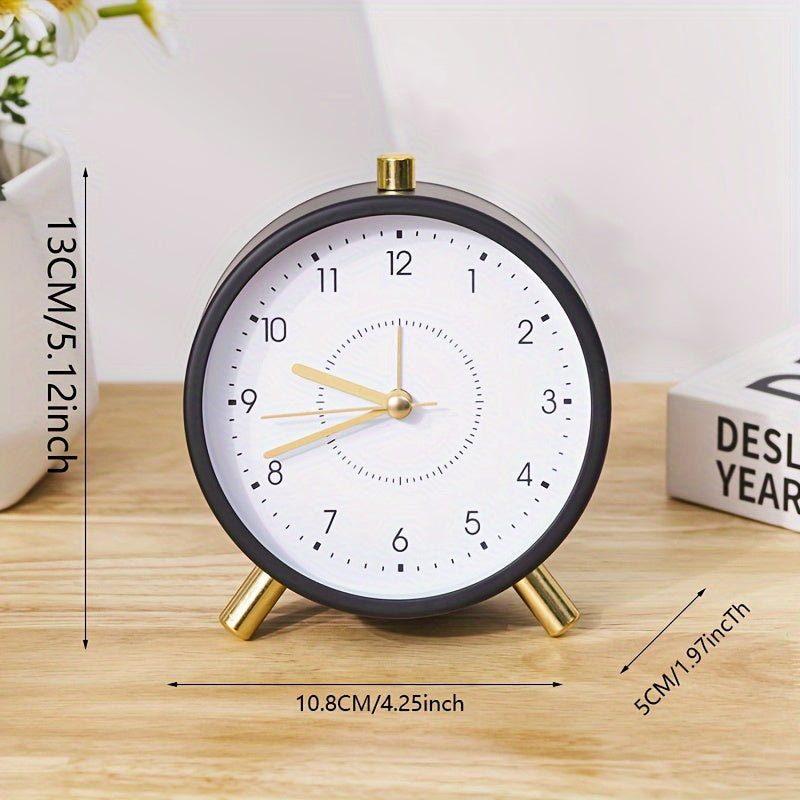 TimeSphere - Elegant Metal Clock with Lighting