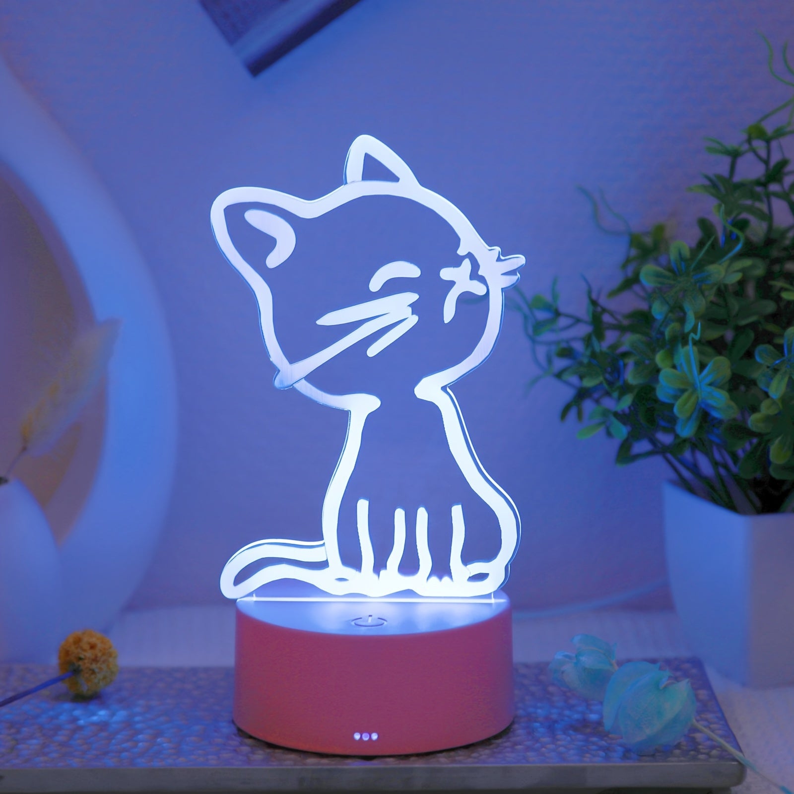 GlowPaw - 3D Touch Cat Night Light