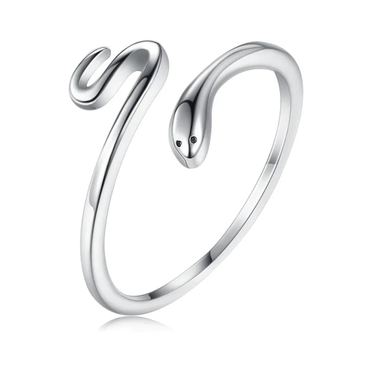 Amira Adjustable Snake Ring - Perfect Fit for Your Style!