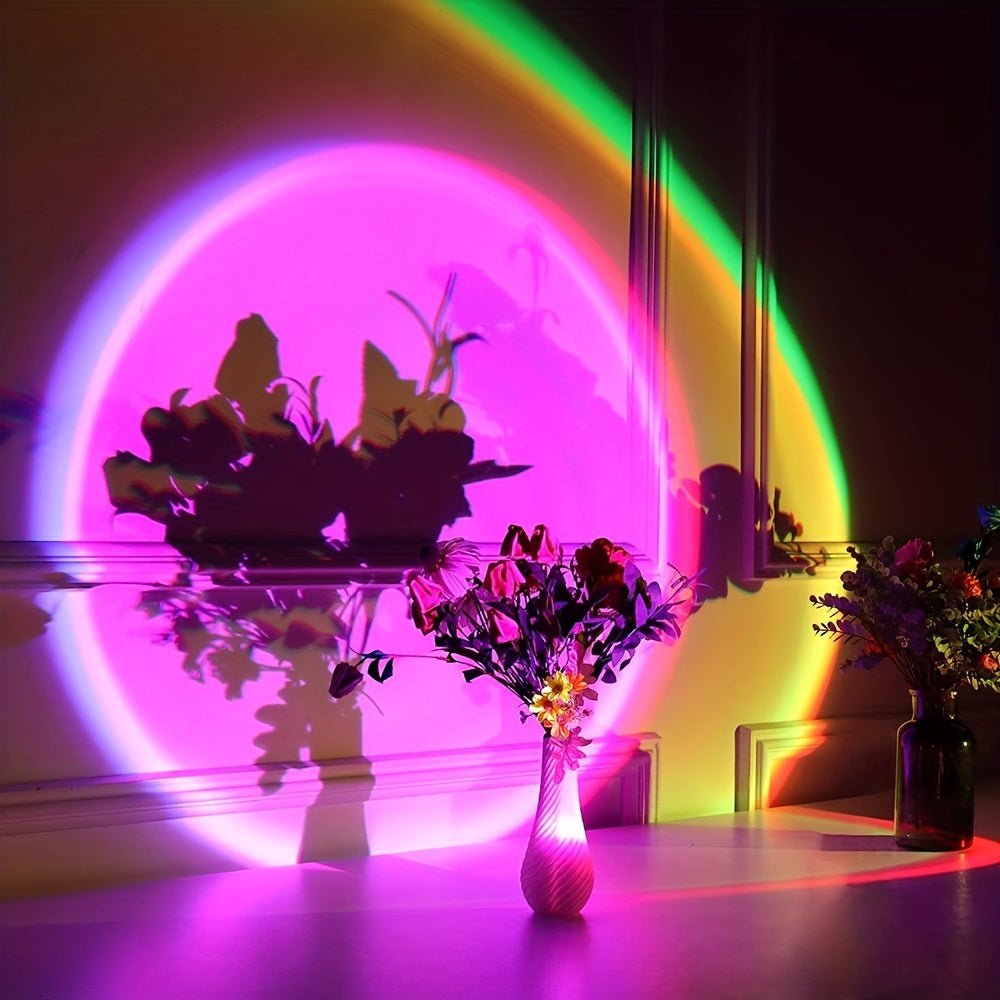 SunGlow Projector Lamp - 16 Colors with Remote Control