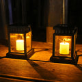 SoleilHeat Garden Lamp - Elegant Solar LED Lantern for Outdoor Use