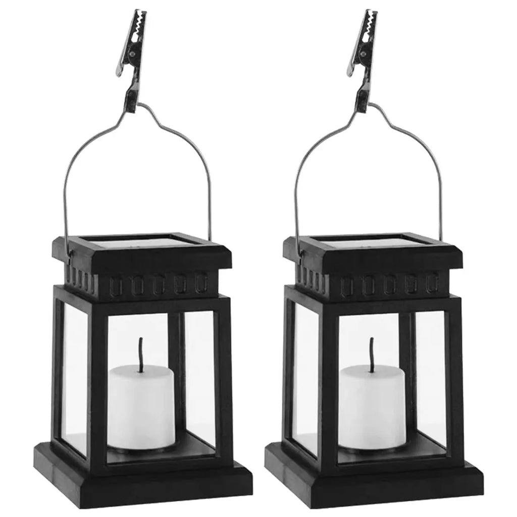 SoleilHeat Garden Lamp - Elegant Solar LED Lantern for Outdoor Use