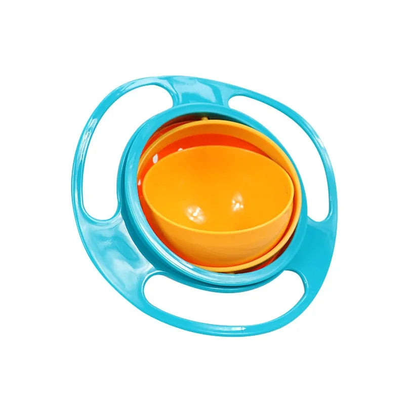SpinMaster - Tiltable Spill-Proof Gyro Bowl for Snacks