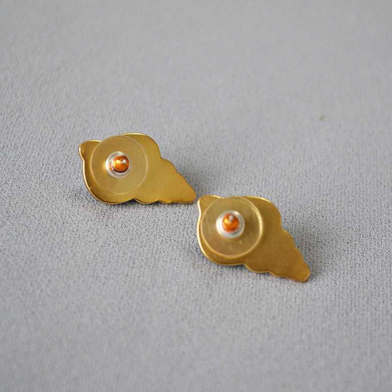 Marina Shell Earrings - Elegant Sea Blue Jewelry
