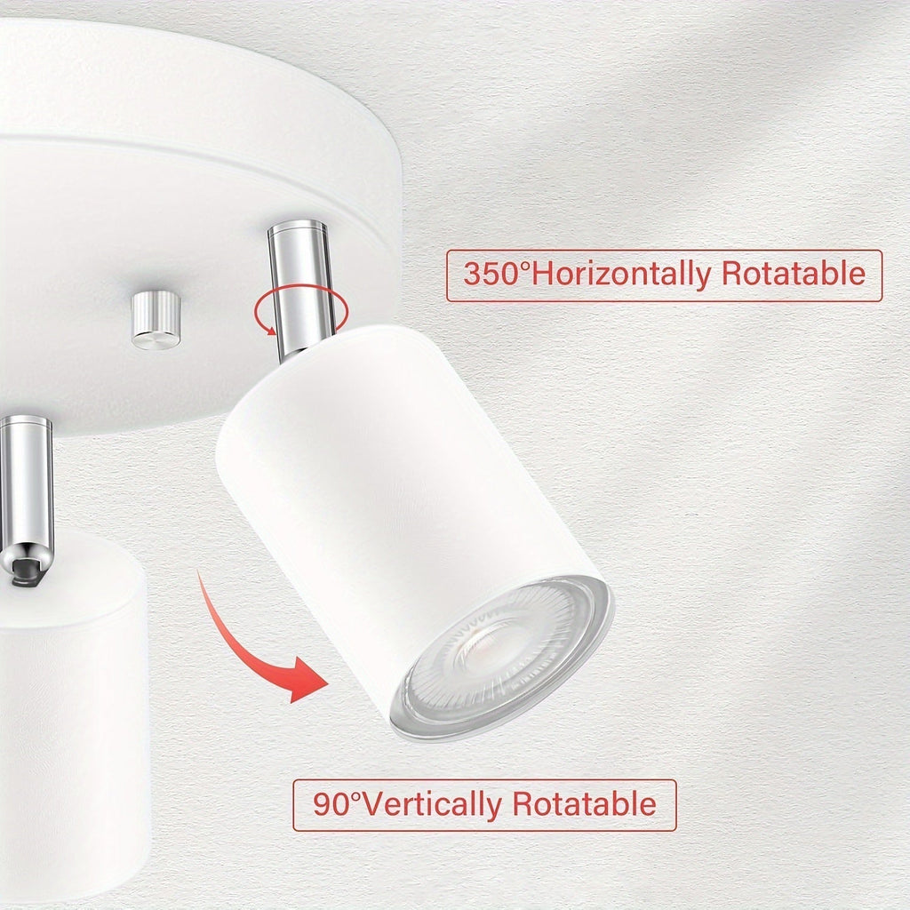 FlexiGlow - Adjustable 3-Light GU10 Ceiling Spot