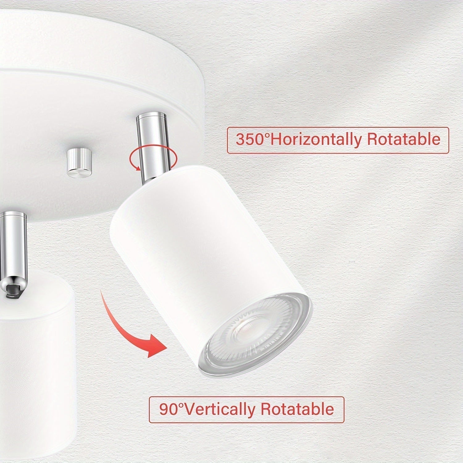 FlexiGlow - Adjustable 3-Light GU10 Ceiling Spot