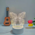 ButterflyGlow Lamp - Geometric 3D LED Night Light