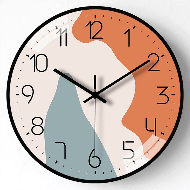 Chic Eco-Friendly Wall Clock – Elegance in Colors
