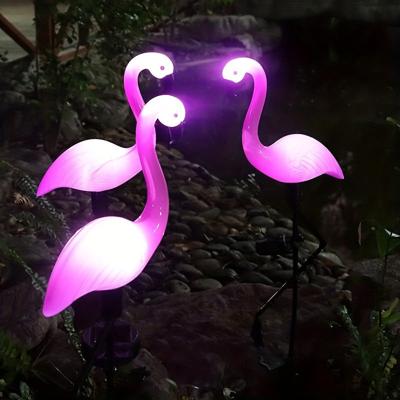Solar Flamingo Light - Elegant Solar-Powered Flamingo Garden Lamp