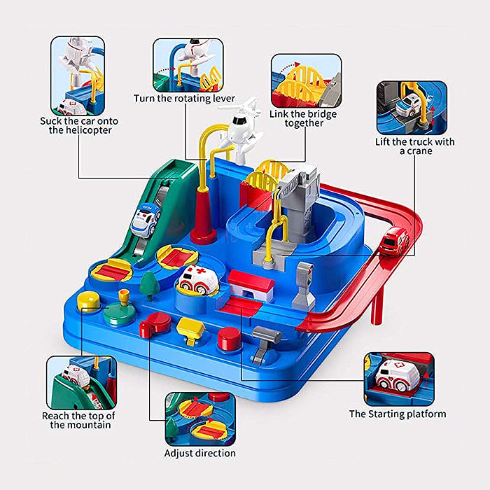 RescueTrack Adventure Set – Educational Toddler Toy