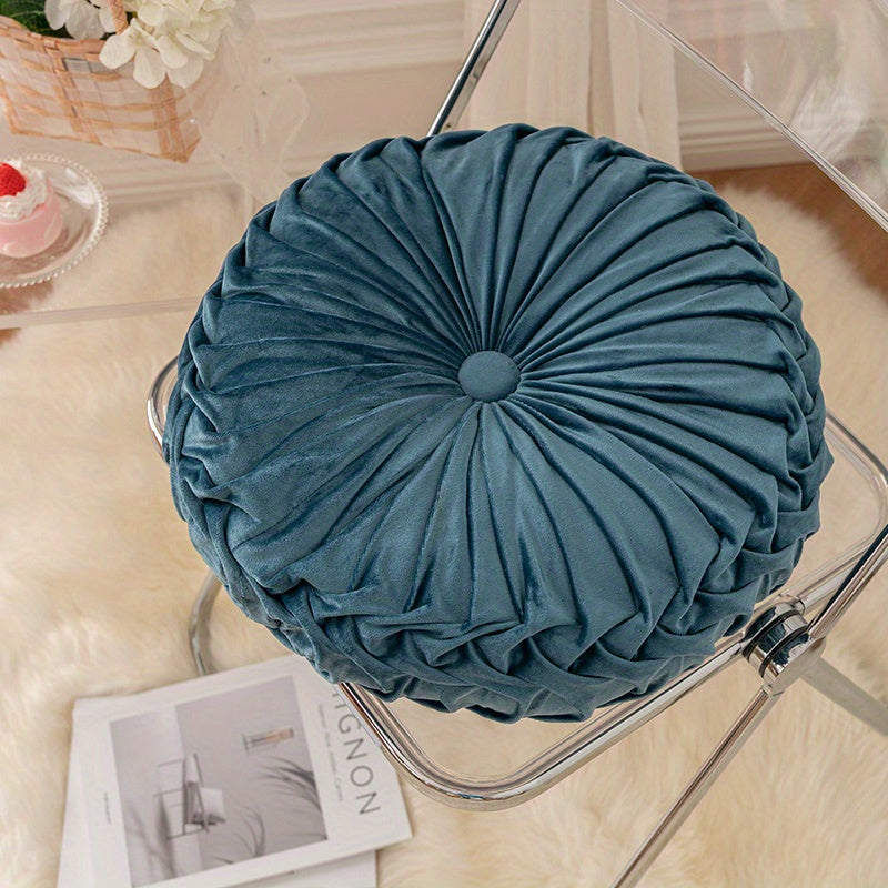 Velvet Pumpkin Cushion - Luxury Plush Cushion for Comfort