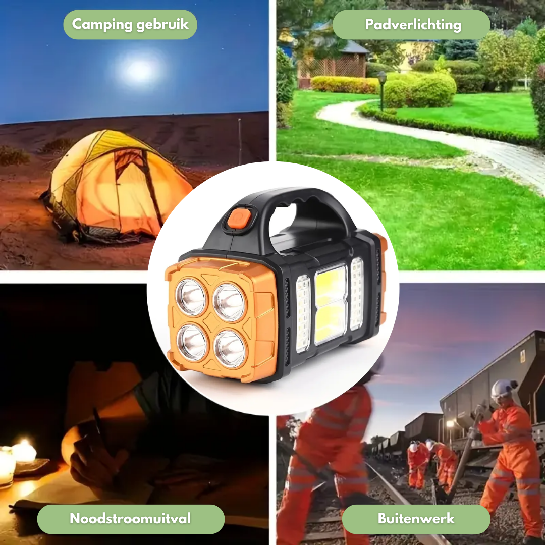 SolarBeam - 3-in-1 Solar Emergency Lamp
