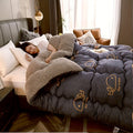 SherpaComfort – Luxury Fleece Blanket with Cartoon Design