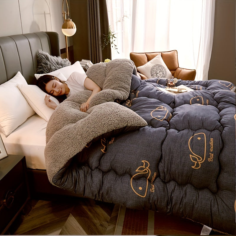 SherpaComfort – Luxury Fleece Blanket with Cartoon Design