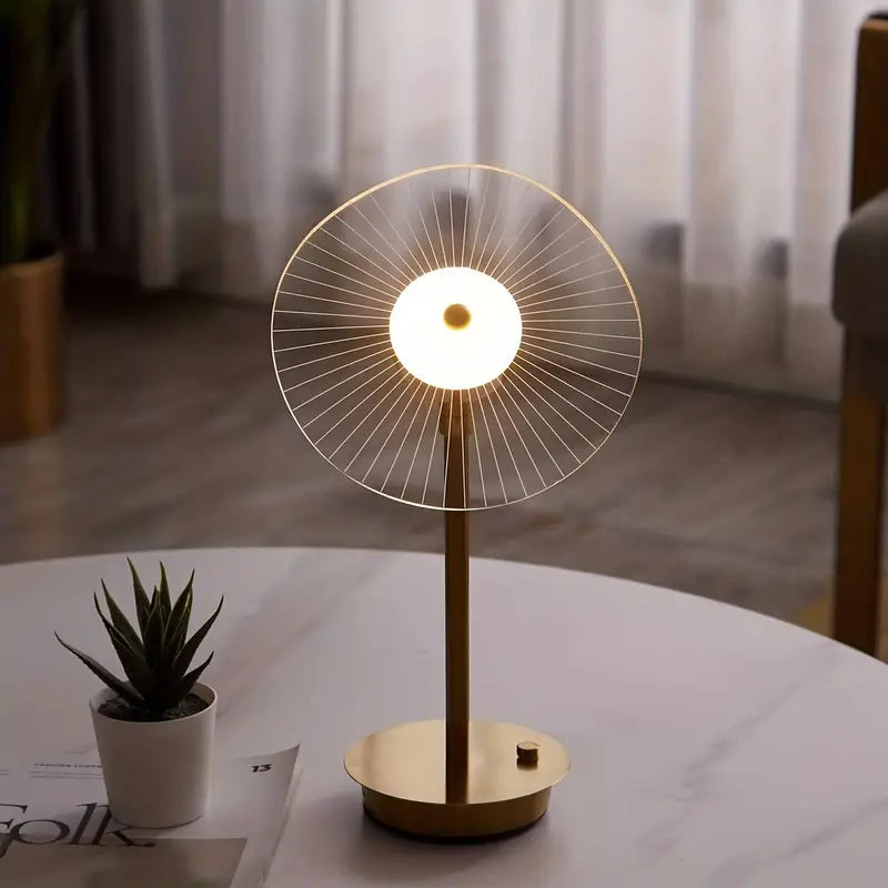 Elegant LED Desk Table Lamp with Adjustable Design