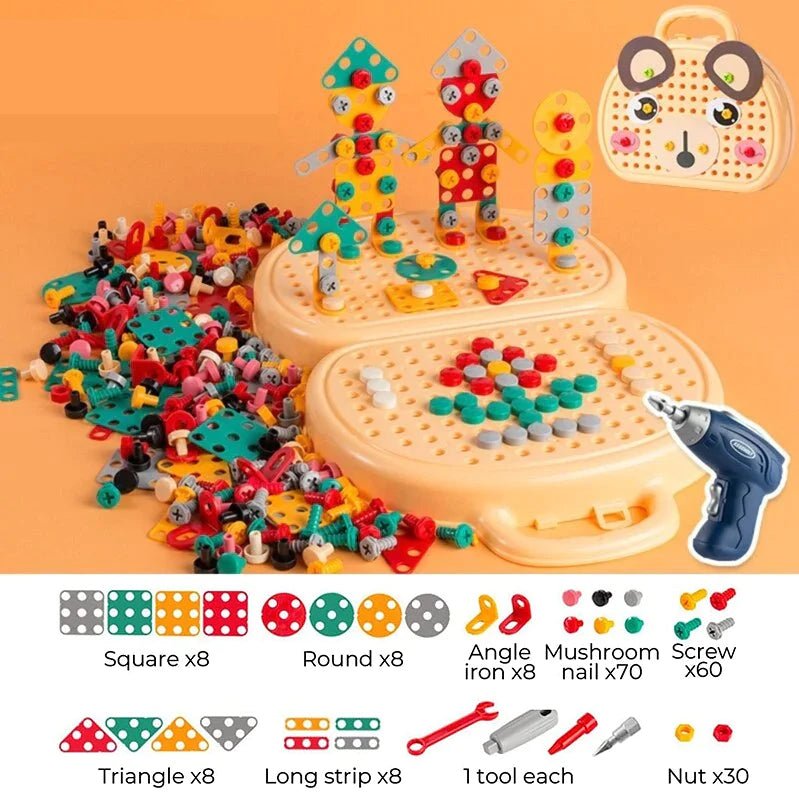 BuildMaster ToolBox – Creative Montessori Play Set for Kids