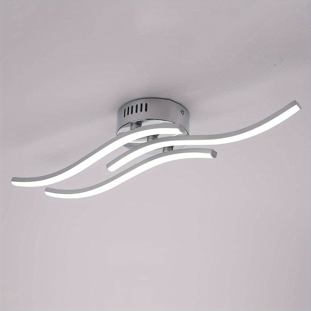 LumaCurve Light - Modern Dimmable LED Ceiling Lamp