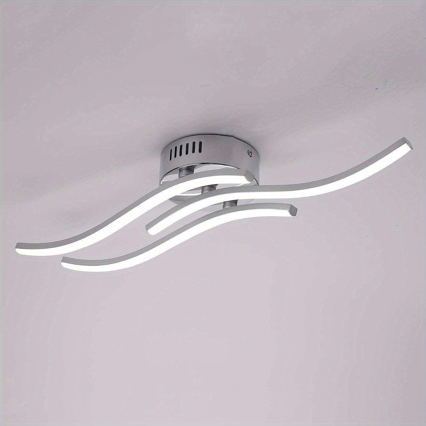 LumaCurve Light - Modern Dimmable LED Ceiling Lamp