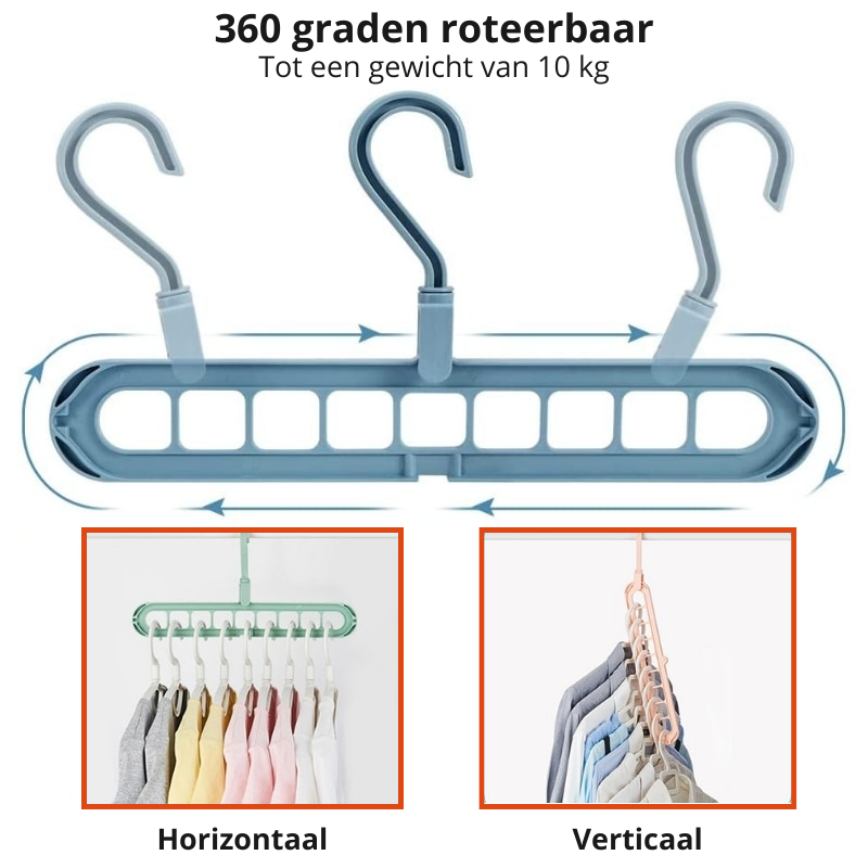 SpaceSaver Hangers - Efficient Clothing Organization for Your Closet