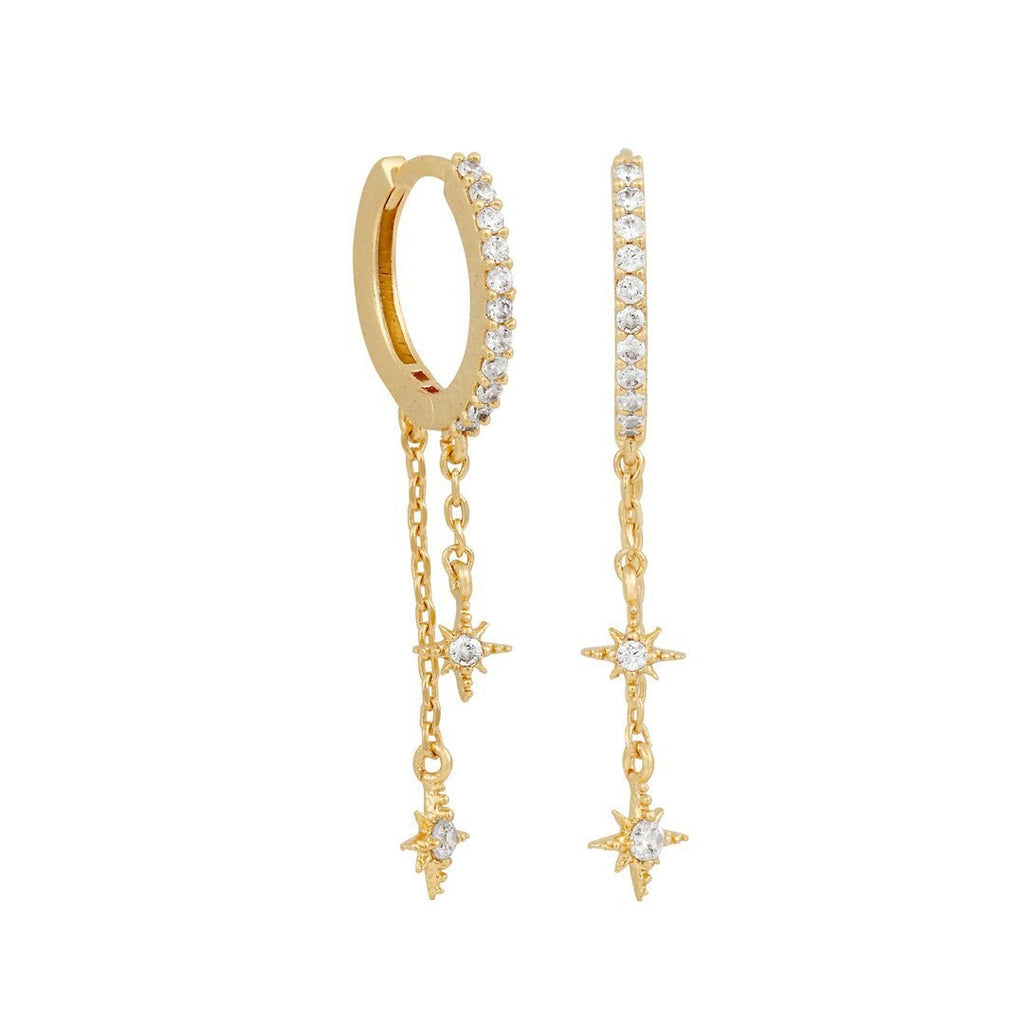 StarGlow Earrings - Magical Star Design Earrings