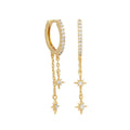 StarGlow Earrings - Magical Star Design Earrings