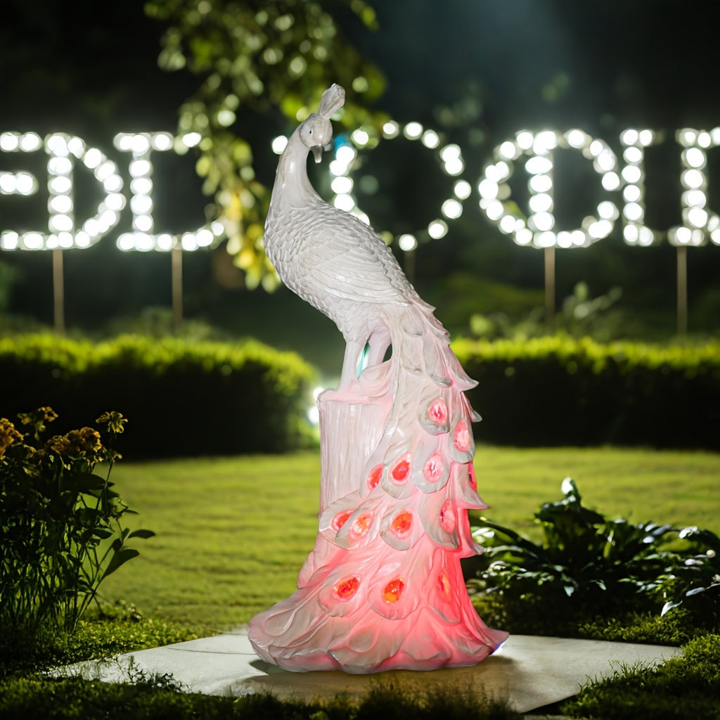OlarPeacock – Colourful Solar Garden Stake