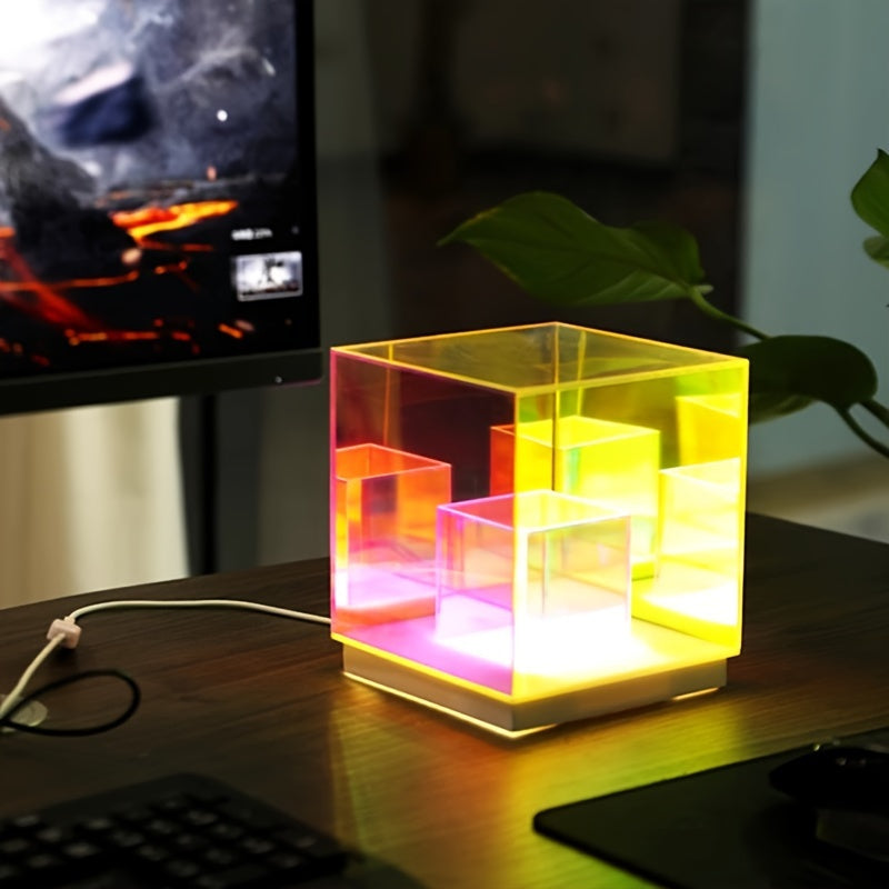 LumiSky - Adjustable Starry Sky Geometric Table Lamp