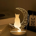 MoonGlow Lamp - 3D Cat Table Lamp USB