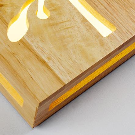 NatureShine – Atmospheric Wooden LED Wall Lamp