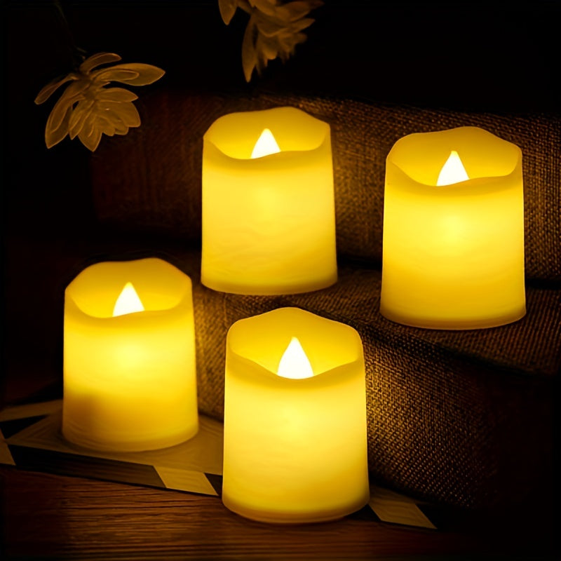 RomanticGlow - Flameless LED Tealights for Atmospheric Moments