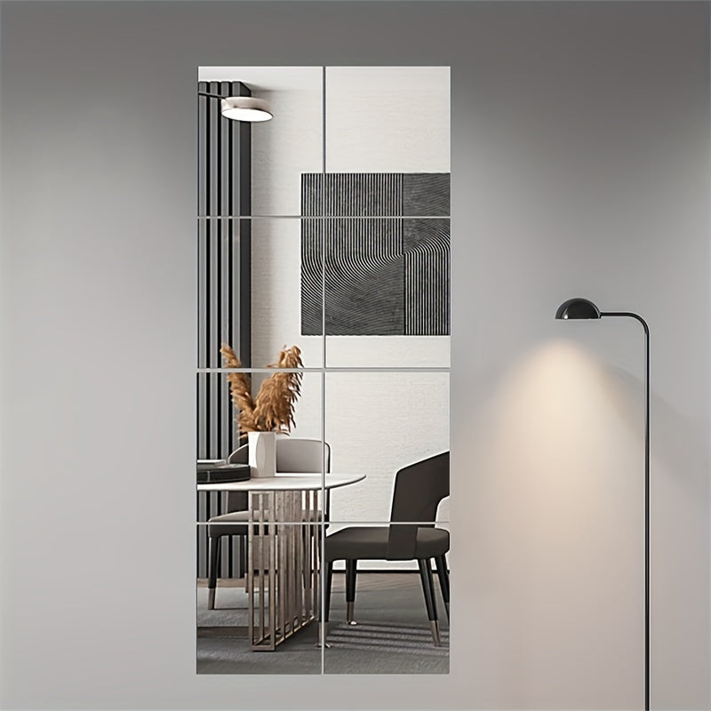 EleganceMirror – Luxury 3D Acrylic Mirror Tile Set