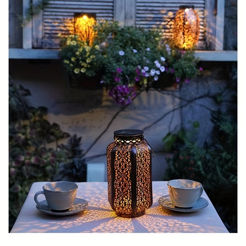 SolarGlow Lantern - Solar-Powered LED Garden Lighting