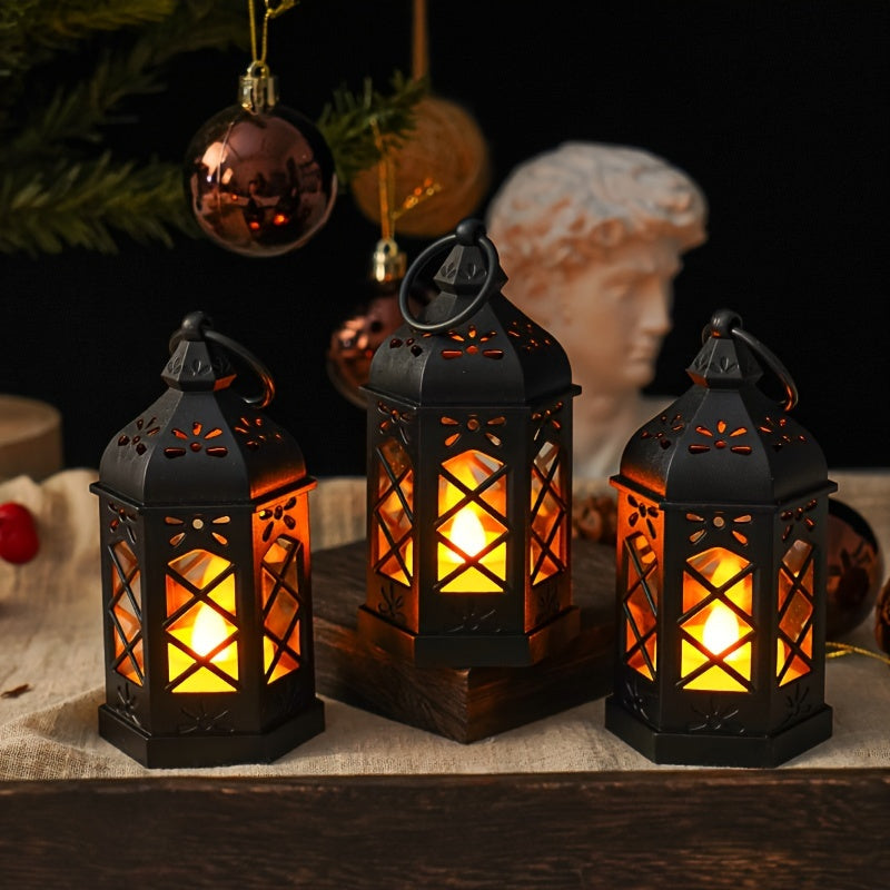 LuxeGlow Lanterns – Rustic LED Set for Party Lighting