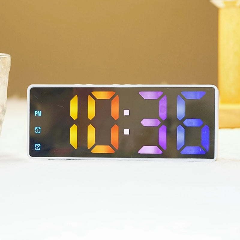 BrightTime Clock - Illuminated LED Alarm Clock with Date