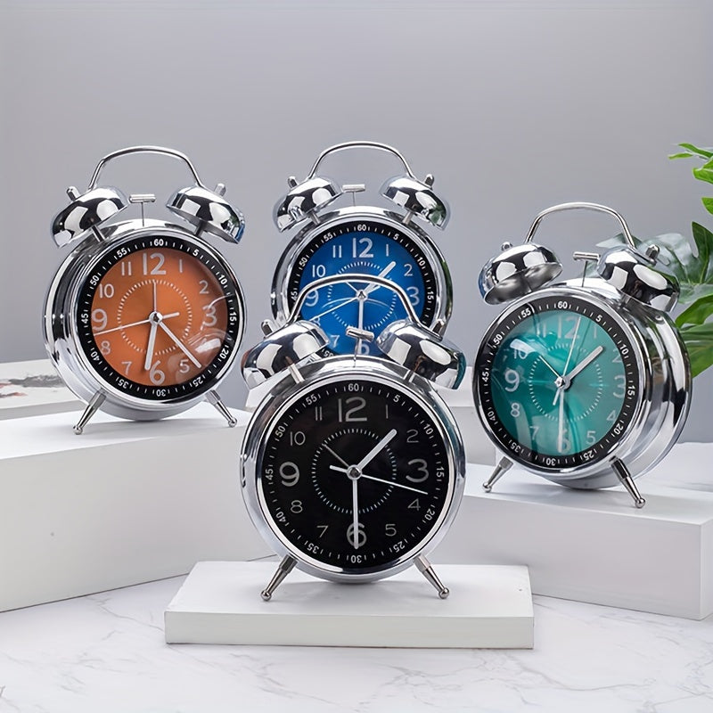 TimeBell - Retro Metal Alarm Clock with Bell