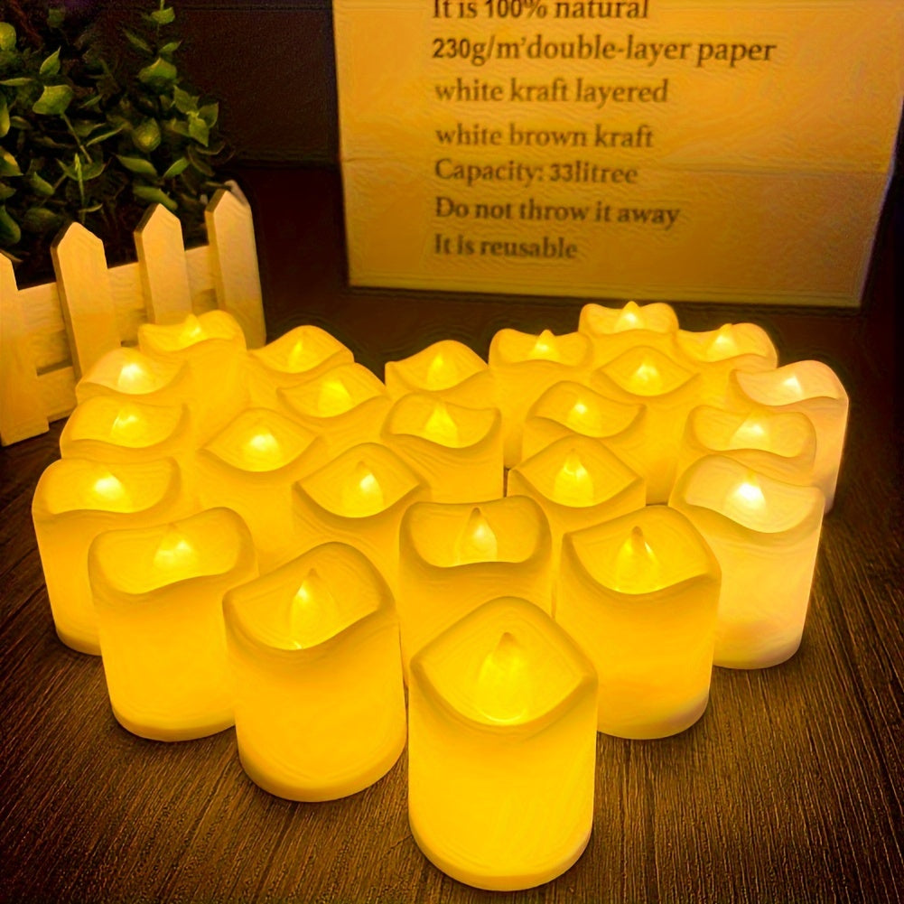 RomanticGlow - Flameless LED Tealights for Atmospheric Moments