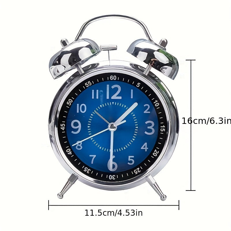 TimeBell - Retro Metal Alarm Clock with Bell