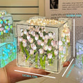 TulipGlow - Elegant Tulip LED Night Light with Mirror