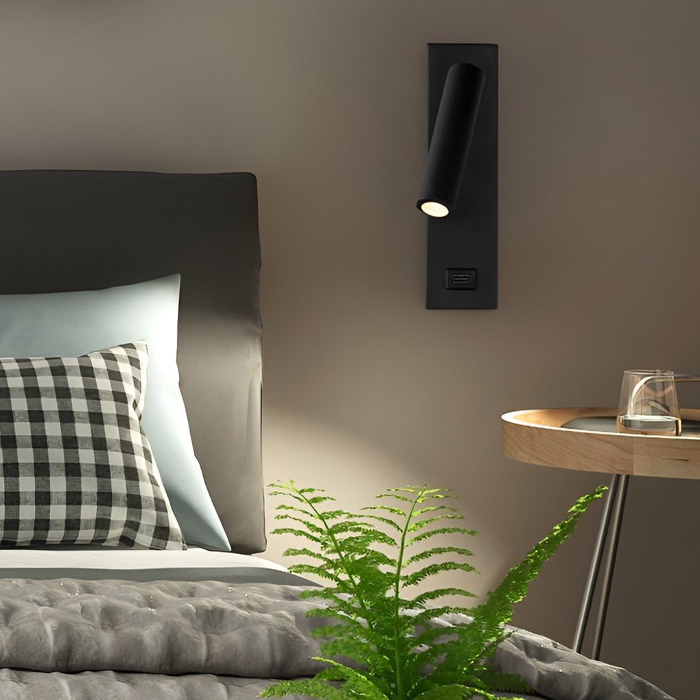 ArtiLicht Luxury Wall Lamp with Adjustable LED and USB Charging Port