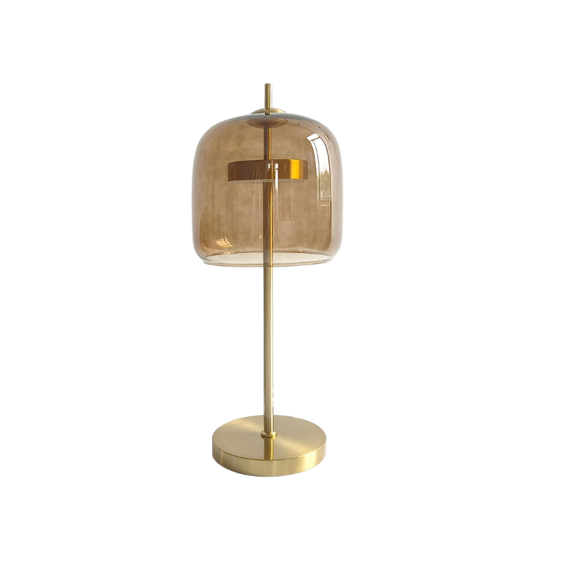 ChicNordik – Luxury Glass Lamp with Gold Base