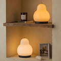 Elegant USB Pear-Shaped Table Lamp with Dimmable LED