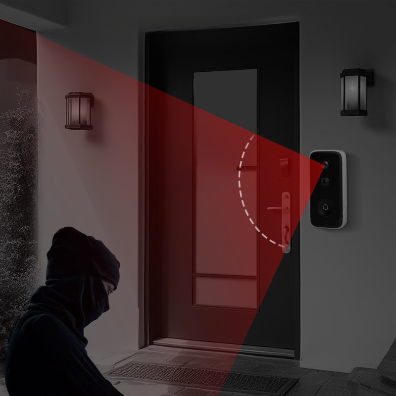 SecureHome CameraPorte - Smart 3MP Doorbell with WiFi